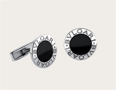 bvlgari cufflinks silver.